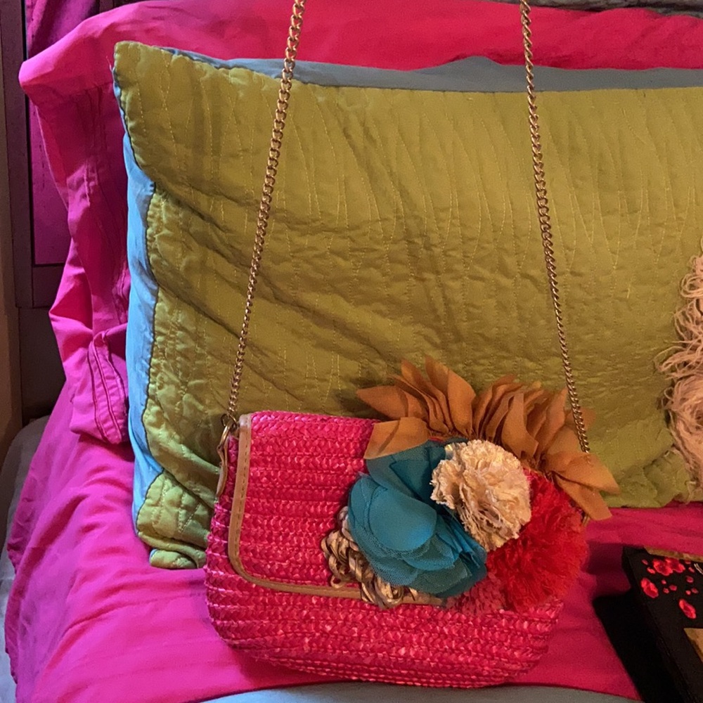 Pink flower bag - Picture 2 of 2